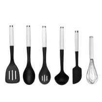 Conjunto Utensílios de Cozinha 6 Pçs Branco KitchenAid Conjunto Utensílios de Cozinha 6 Pçs Branco KitchenAid
