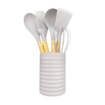 Conjunto Utensílios de Cozinha 7 Peças de Silicone Coloridos - Homeland