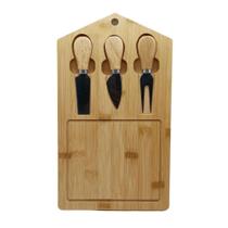 Conjunto Utensilios p/ Queijo 33cm 4 PCS N244725-6 - Quanhe Conjunto Utensilios p/ Queijo 33cm 4 PCS N244725-6 - Quanhe