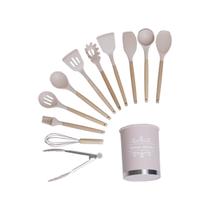 Conjunto Utensílios Silicone 12 peças Rosa Conjunto Utensílios Silicone 12 peças Rosa