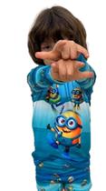 Conjunto UV Infantil Menino Proteção Solar 50+ Minions