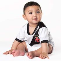 Conjunto Vasco Bebê Oficial Sublimado Micro Dry Vascaíno