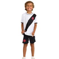 Conjunto Vasco Da Gama Mini Craque Cruz De Malta - Infantil Conjunto Vasco Da Gama Mini Craque Cruz De Malta - Infantil