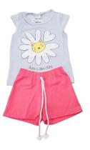 Conjunto Verão Estampa Gatinha Tacadu Menina