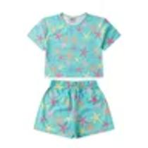 Conjunto Verão Infantil Feminino Cotton Conjunto Verão Infantil Feminino Cotton