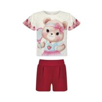 Conjunto verão infantil menina Alakazo Ref A0247 Conjunto verão infantil menina Alakazo Ref A0247