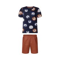 Conjunto verão infantil menino Alakazoo Ref A0119