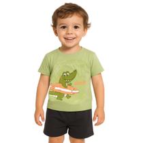 Conjunto Verão Kids Menino Jacaré Brandili