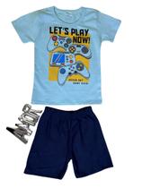 Conjunto Verão Masculino Boys Let's Play Now