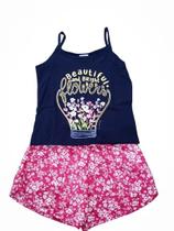 Conjunto Verão Menina Flowers Rovitex