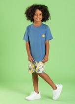 Conjunto Verão Menino Azul Camiseta E Bermuda Coala Conjunto Verão Menino Azul Camiseta E Bermuda Coala