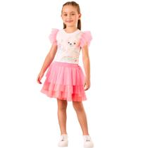 Conjunto Verao Mon Sucre 2025 Spring Rosa Neon 8025234