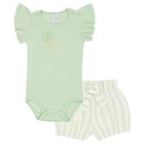 Conjunto Verde Bebê Pulla Bulla Menina - 53216-1262