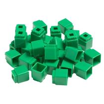Conjunto verde de 100 recursos educacionais Unifix Cubes Didax