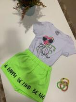 Conjunto Verde e Branco