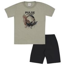 Conjunto Verde Infantil Pulla Bulla Menino - 53476-1350 Conjunto Verde Infantil Pulla Bulla Menino - 53476-1350