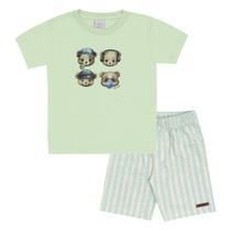 Conjunto Verde Primeiros Passos Menino - 53379-1262 Conjunto Verde Primeiros Passos Menino - 53379-1262