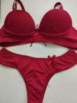 Conjunto vermelho plissado Conjunto vermelho plissado