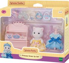 Conjunto vestir de princesa- gata persa - sylvanian families - epoch - SILVAN FAMILY