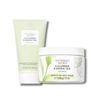 Conjunto Victoria'S Secret Chá Verde E Pepino Esfoliante