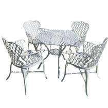 Conjunto Viena Bambu Com Braços