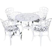 Conjunto Viena Infantil Mesa Com 4 Cadeiras Pequenas Aluminio Fundido Conjunto Viena Infantil Mesa Com 4 Cadeiras Pequenas Aluminio Fundido