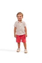 Conjunto Vigat Masculino Bermuda Cargo Vermelha com Camisa Tamanho (1ao8) Conjunto Vigat Masculino Bermuda Cargo Vermelha com Camisa Tamanho (1ao8)