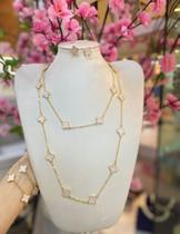 Conjunto virginia modelo trevo branco