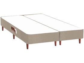 Conjunto Visco Plus L20 F.A Colchões King Size Box Castor Revolution Bege 193x203x72cm Conjunto Visco Plus L20 F.A Colchões King Size Box Castor Revolution Bege 193x203x72cm