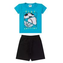 Conjunto Viston Infantil Menino Verão Camiseta Meia Malha e Bermuda Sofisticado e Moderno 4603 Conjunto Viston Infantil Menino Verão Camiseta Meia Malha e Bermuda Sofisticado e Moderno 4603