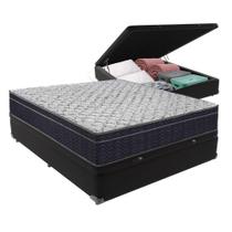 Conjunto Viúvo Cama Bege Box Baú Colchão Firme Ortobom D45 Cor:preto Conjunto Viúvo Cama Bege Box Baú Colchão Firme Ortobom D45 Cor:preto