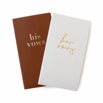 Conjunto Vow Books Pretty Robes Premium Leather His and Hers