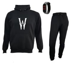Conjunto Wandinha De Moletom Blusa E Calça Relógio Série Lançamento Conjunto Wandinha De Moletom Blusa E Calça Relógio Série Lançamento