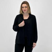 Conjunto Wi-Fi Camisa Manga Longa e Blusa Regata Feminina