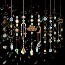 Conjunto Worgree de 10 peças de prismas de cristal coloridos para capturar a luz