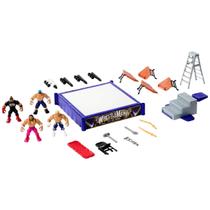 Conjunto WWE Knuckle Crunchers Mini Mayhem com Cody Rhodes