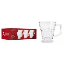 Conjunto Xicara De Chá De Vidro Tareq 120ml 6 Unidades Conjunto Xicara De Chá De Vidro Tareq 120ml 6 Unidades