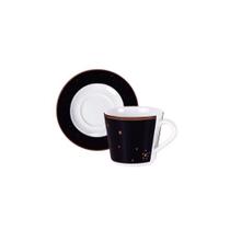Conjunto Xícara de Chá e Pires Tramontina Valentina em Porcelana Decorada 185 ml 12 Peças Conjunto Xícara de Chá e Pires Tramontina Valentina em Porcelana Decorada 185 ml 12 Peças