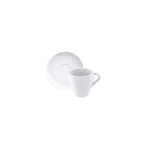 Conjunto Xícara e Pires de Cappuccino Tramontina Paola em Porcelana 200 ml 2 Peças Conjunto Xícara e Pires de Cappuccino Tramontina Paola em Porcelana 200 ml 2 Peças