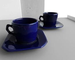 Conjunto Xícara Provençal 160 Ml Cobalto Conjunto Xícara Provençal 160 Ml Cobalto