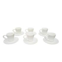 CONJUNTO XÍCARAS CAFÉ 80ml BRANCO BRILHO CONJUNTO XÍCARAS CAFÉ 80ml BRANCO BRILHO
