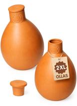 Conjunto XL com 2 Vasos Olla de Terracota 950ml Gardenbro