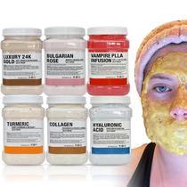 Conjunto YMEYFAN de 6 Máscaras de Gelatina Facial (650g) com Ouro e Rosa