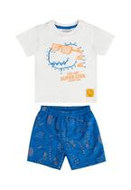 Conjunto You Are SUPER Cool com Camiseta e Bermuda para Bebê Menino Quimby