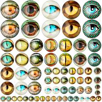 Conjunto Zomiboo, 70 unidades, tamanhos mistos, Dragon Glass Eyes Craft Conjunto Zomiboo, 70 unidades, tamanhos mistos, Dragon Glass Eyes Craft