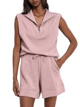 Conjuntos curtos e ternos esportivos femininos Glamaker Summer Lounge Conjuntos curtos e ternos esportivos femininos Glamaker Summer Lounge