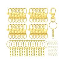 Conjuntos De 5/15/30 Anéis Giratórios Para Chaveiro, Anéis De Ligação, Clipes De Lagosta Para