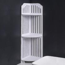 Conjuntos de acessórios de banheiro prateleira de três camadas do chão ao teto para banheiros domésticos rack de armazenamento montado no chão para banheiro Conjuntos de acessórios de banheiro prateleira de três camadas do chão ao teto para banheiros domésticos rack de armazenamento montado no chão para banheiro