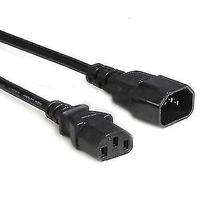 Conjuntos de acessórios de computador 1,8 m ac 3 pinos pc cabo de extensão de alimentação/cabo