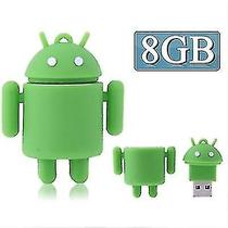 Conjuntos de acessórios de computador 8gb android robot style usb flash disk verde Conjuntos de acessórios de computador 8gb android robot style usb flash disk verde